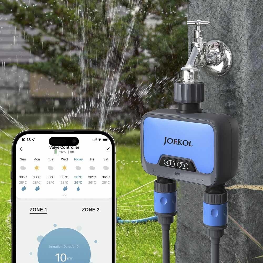 Tuya Smart Garden Watering Timers 2 Outlet Sprinkler Drip Irrigation ...