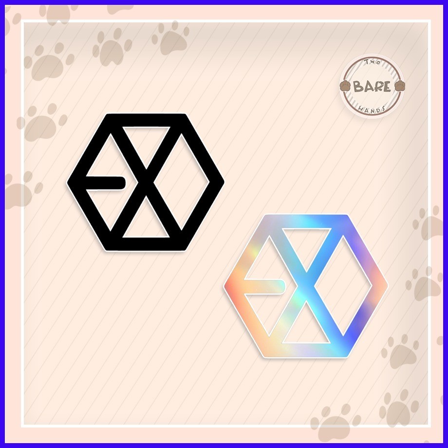 EXO [Logo] Decal Stickers Eribong Exo-L by twobarehands | Shopee ...