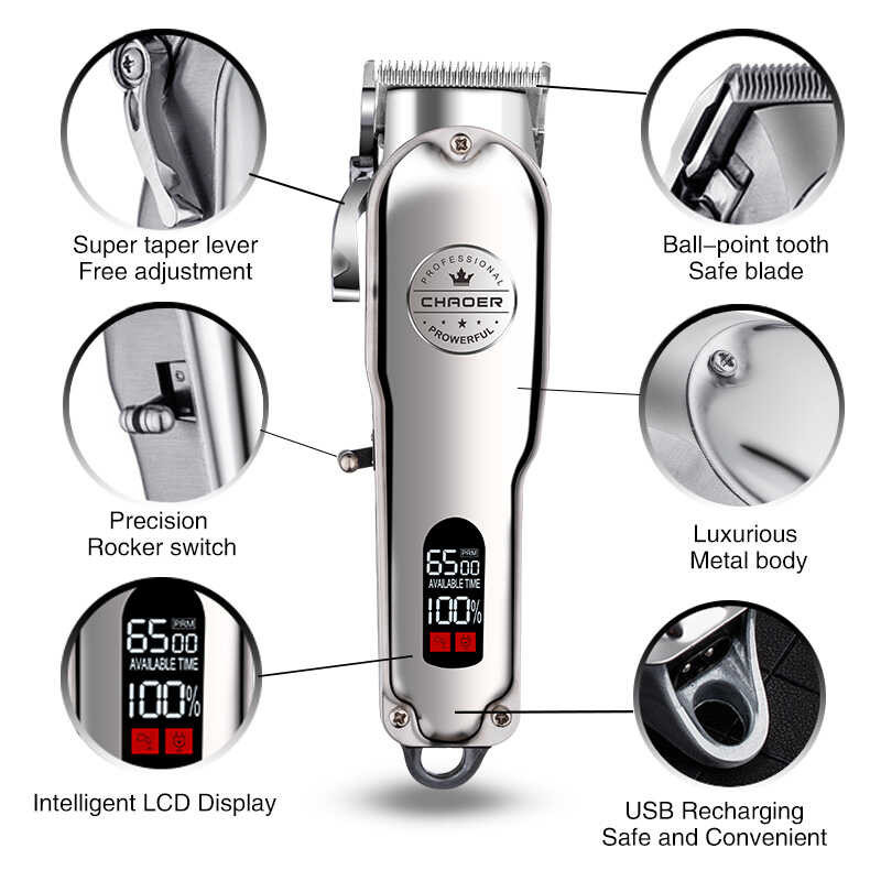 Luxury All Metal Electric USB Rechargeable Safe Ball-Point Tooth Blade ...