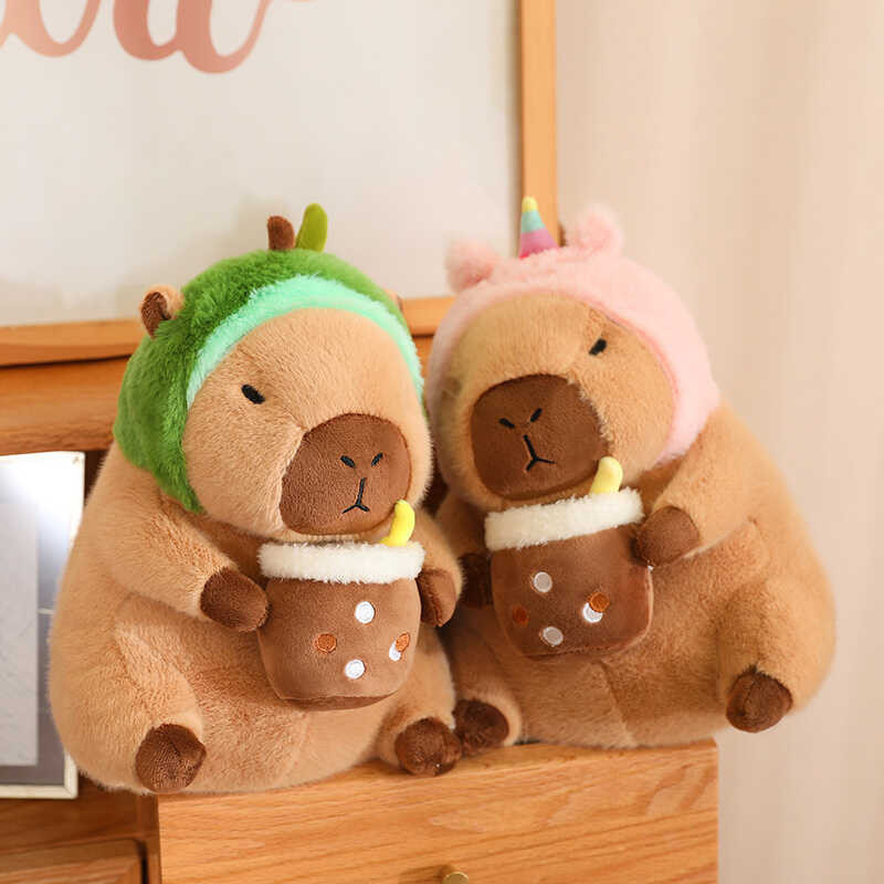 Plush 30Cm/40Cm Fluffy Doll Kawaii Capybara Toy Simulation Stuffed ...