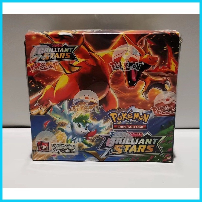☪ NEW 360Pcs Pokemon Cards BRILLIANT&STARS（9+1 ）36 Bags Sealed Booster
