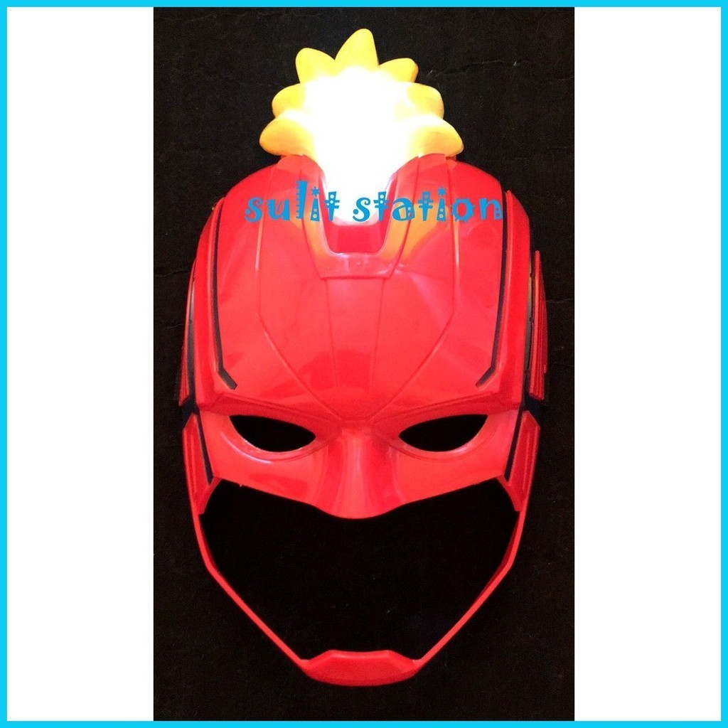 ¤ ∇ SUPER HERO AVENGERS THE FLASH LIGHTED COSPLAY COSTUME FACE MASK ...