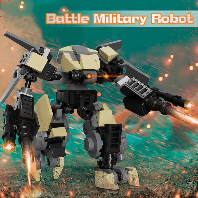 Mga Military Armed Robot Battletech Mecha Building Blocks Suit Ng MOC ...