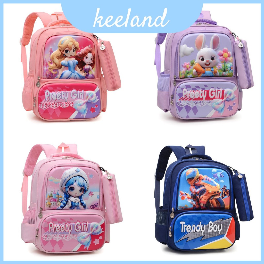 Adorable Unisex Spring Backpack For Elementary School Children With Fun ...