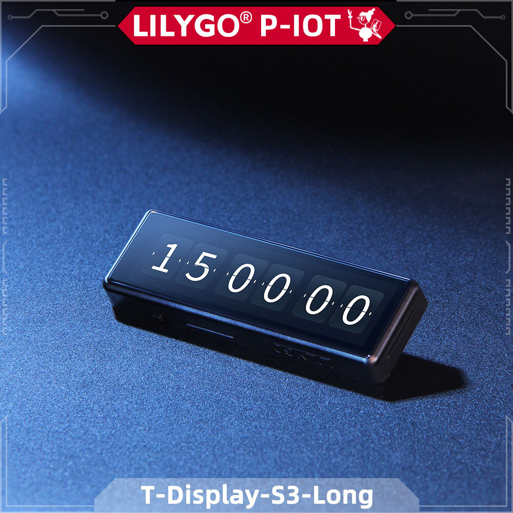LILYGO® T-Display-S3-Long Shell ESP32-S3 3.4-inch TFT LCD Touch Display ...