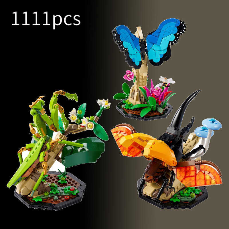 SKT 21342 Creative Insects Series,Insect Building Kit With Butterfly ...