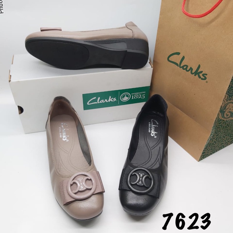 ∇ Clarks Wedges Shoes 7623-5/RG-7623-5/office Work Shoes/Imported ...