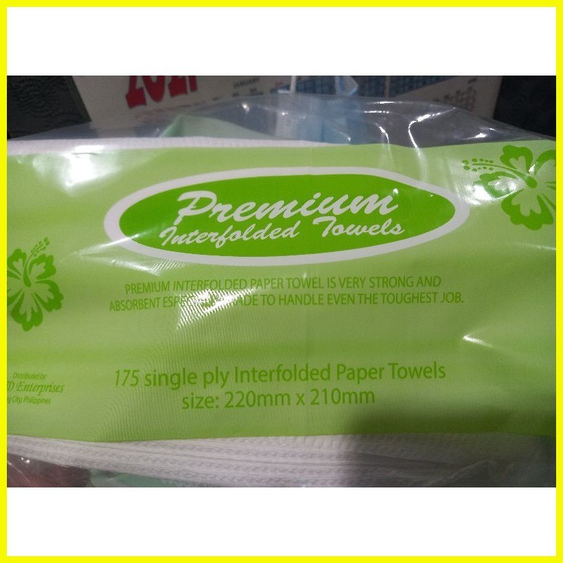 ☃ ¤ Premium Interfolded Towels (Paper Towel) | Shopee Philippines