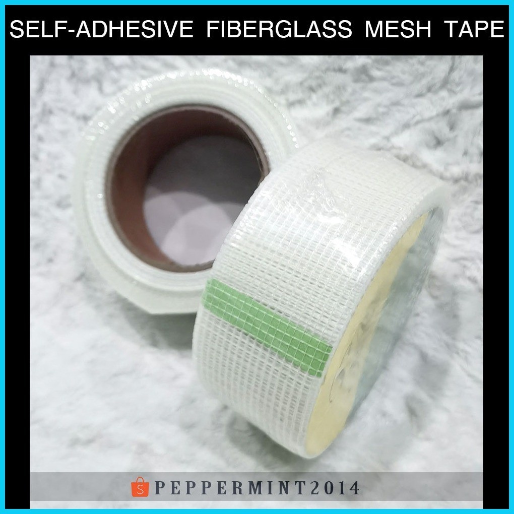 Self Adhesive Fiberglass Mesh Joint Gypsum Glass Fiber Gasa Tape ...