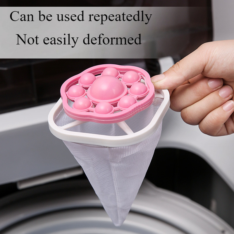 Washing Machine Floating Filter Bag Lint Filter Lint Remover Stain ...