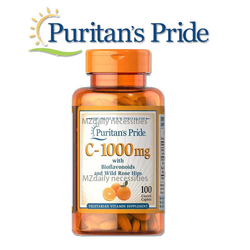 MUMA Original Puritans Pride Vitamin C + Citrus Bioflavanoids & Rose