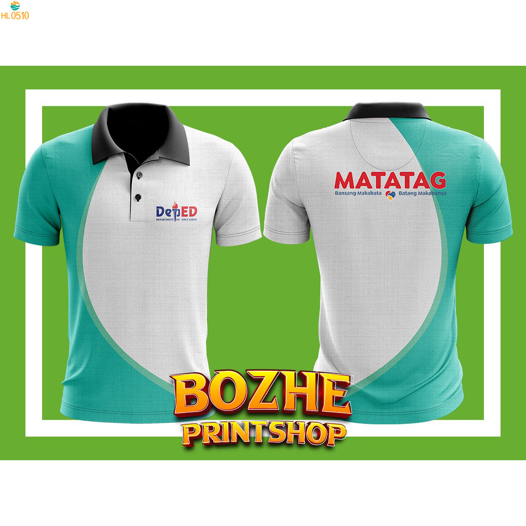 Hl0510 Matatag Uniform Sublimation Male And Female Teacher Polo Shirt Teacher Activity Code M 4437