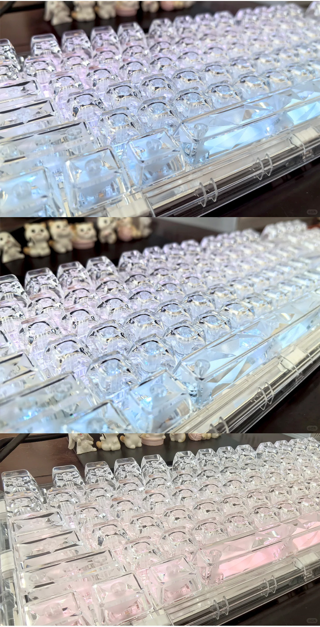Ice Crystal Diamond Keycap Firstblood FC114 FCSA Profile PC High ...