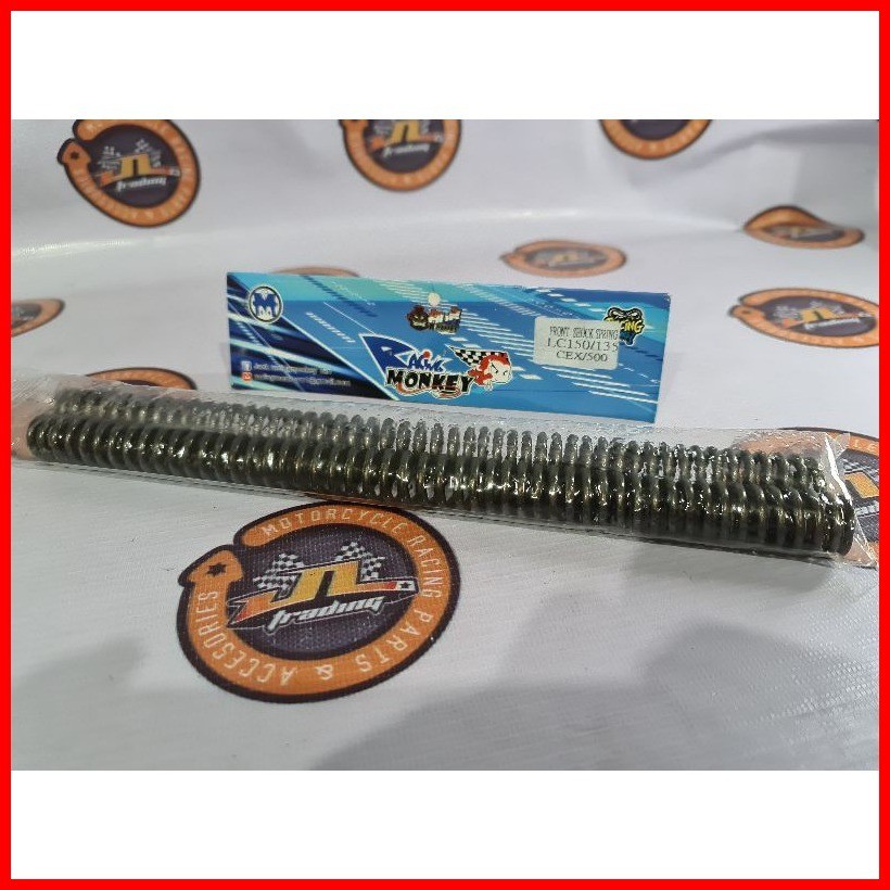 ♨ RACING MONKEY FRONT SHOCK SPRING (2pcs) FOR SNIPER MX 135/150/MX KING ...