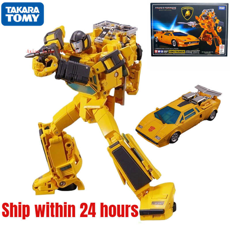 Figurine Transformers MP-39 Sunstreaker – édition Masterpiece Takara Tomy, Jaune Vif