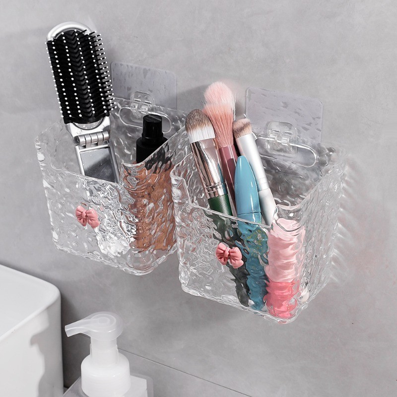 Transparent Three-compartment Storage Box - 3 Grids, Large Capacity ...