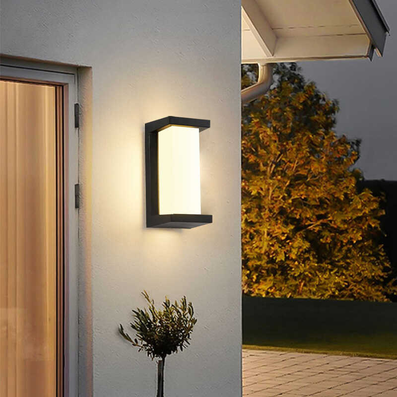 LED Outdoor Wall Lamp Waterproof Ip65 Radar Sensor Ligthing Surface ...