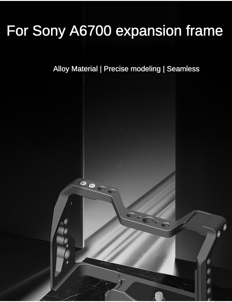A6700 Full Camera Cage Rig Protective Frame Case for Camera Expansion ...