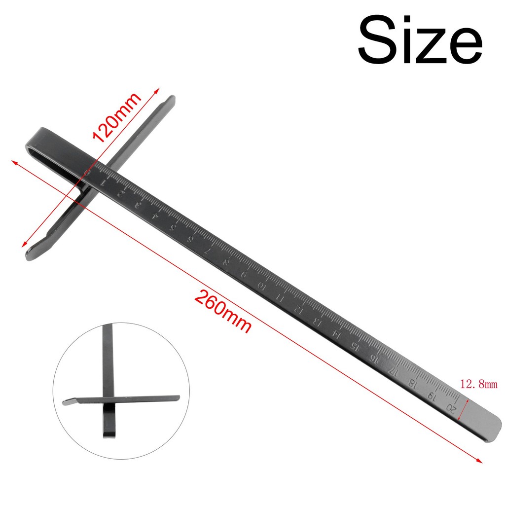 Mingkeerda 260mm Circular Saw Scale Ruler Guide Rip Fence For 7 Inch