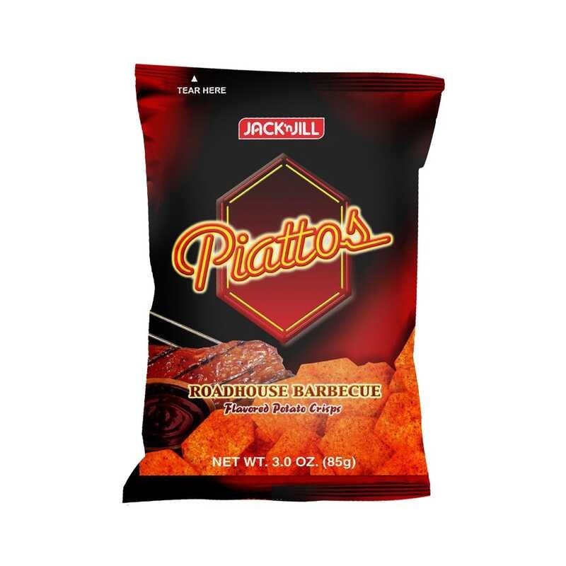 Piattos Roadhouse Barbecue Flavored Potato Crisps 83g | Shopee Philippines