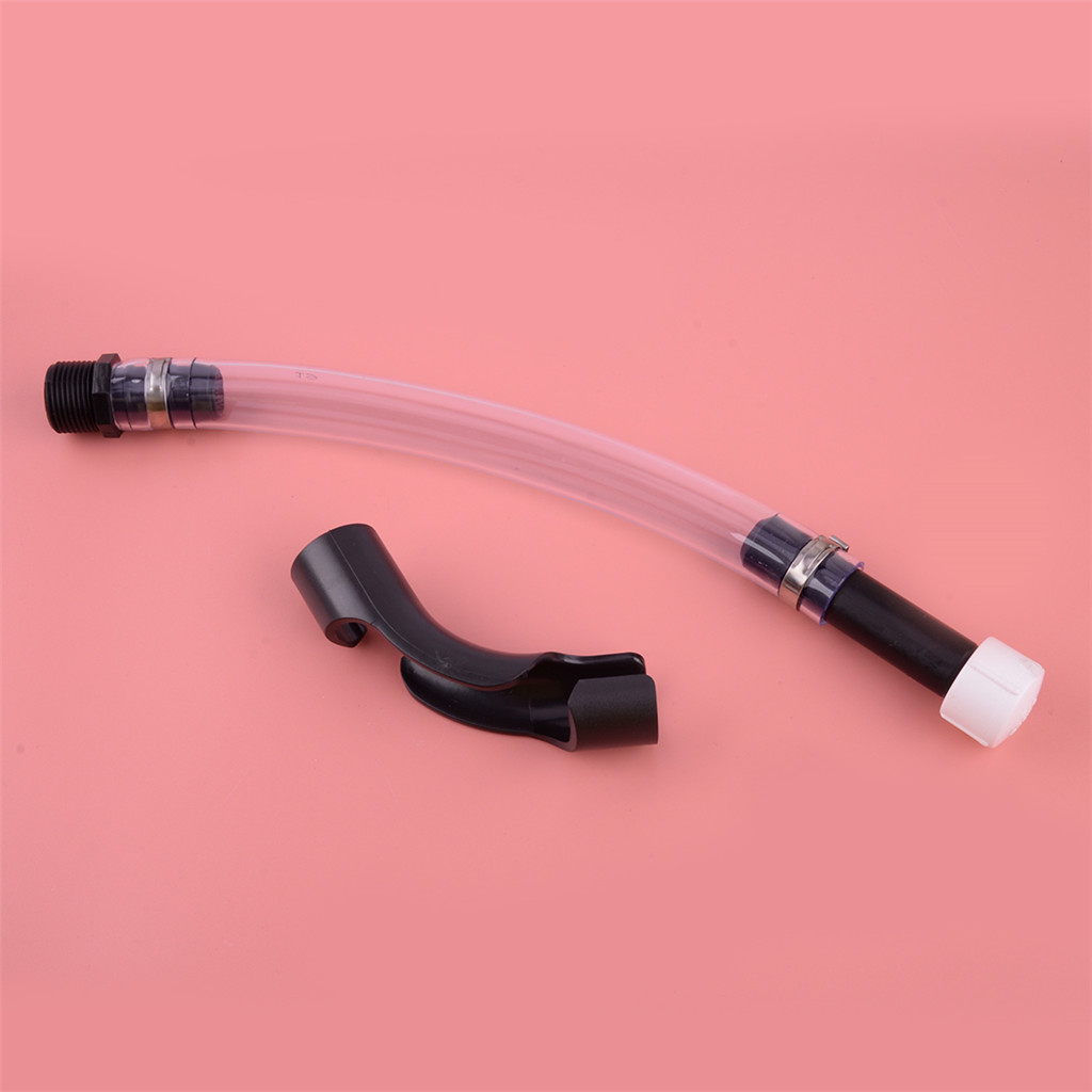 14" 5 Gallon Car Fuel Jug Gas Can Deluxe Cap Filler with Hose Bender