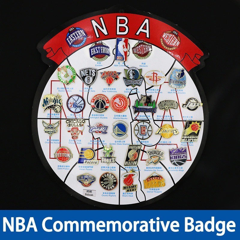 NBA Basketball Pin UEFA Champions League Football Brooch FIFA World Cup ...