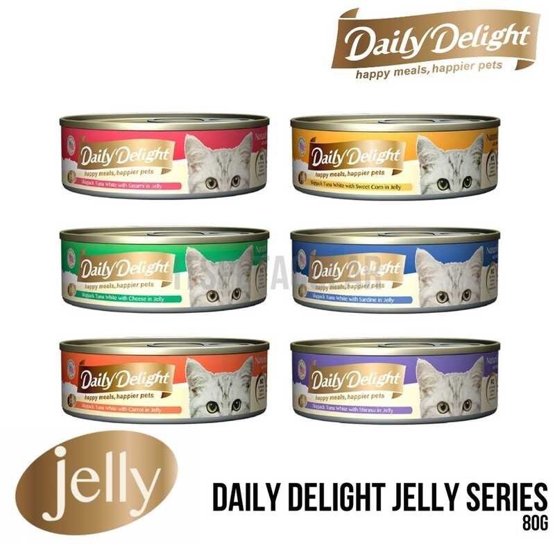 Daily Delight Premium Cat Food Jelly 80G 6 Cans ( 1 maaari sa bawat ...