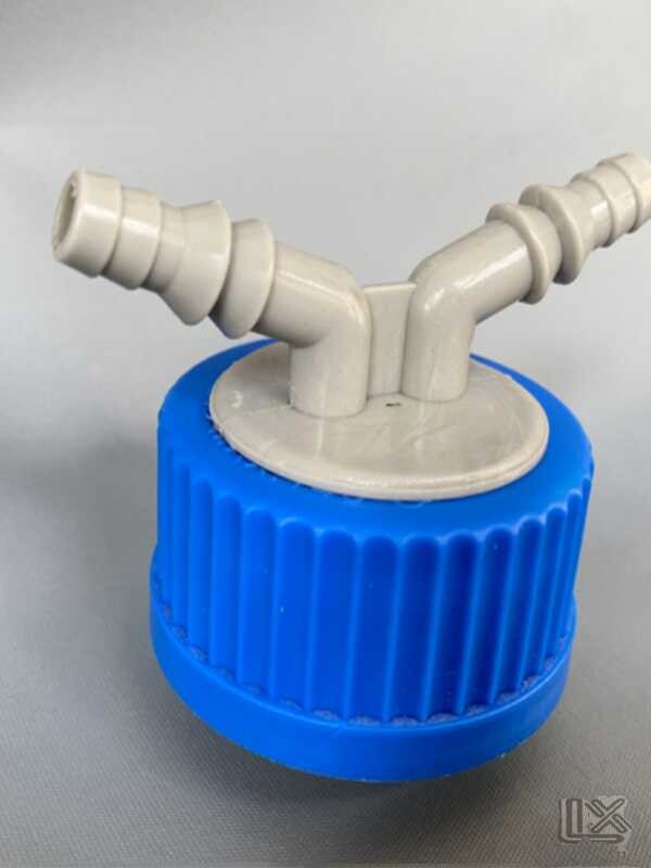 GL 45 PP plastic vacuum buffer feeding cap waste + liquid gas washing ...