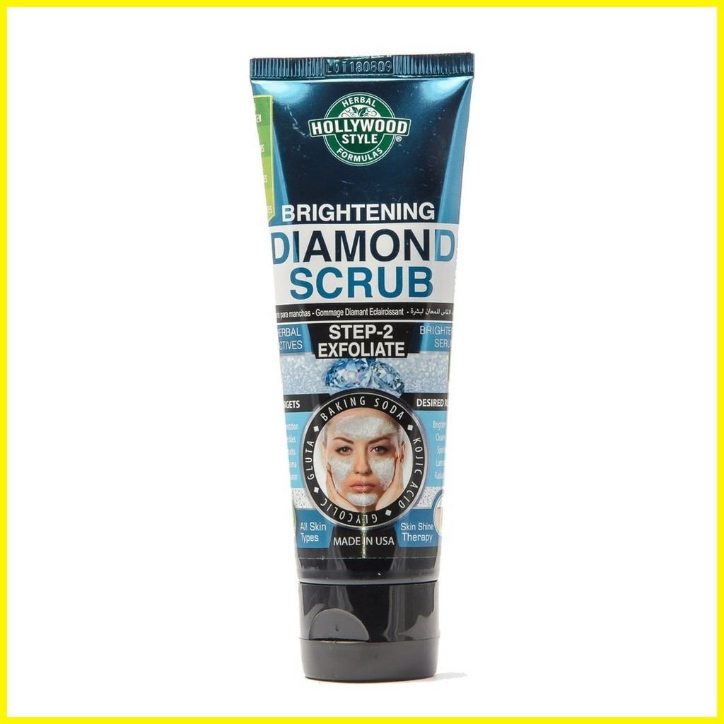 Hollywood Style Herbal Diamond Face Wash Gluta Mud Mask Scrub Peel Off 