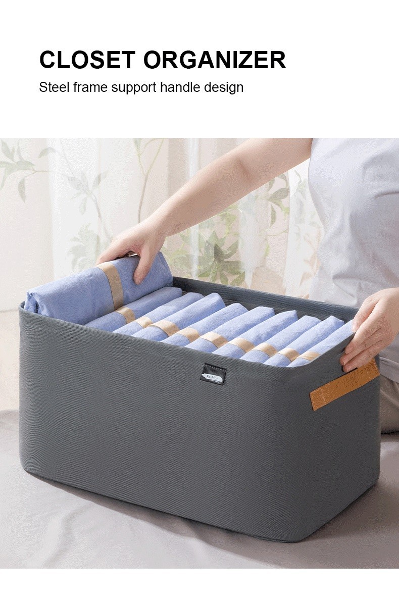 Foldable Clothes Organizer Storage Box for Shirts and Toys lagayan ng ...