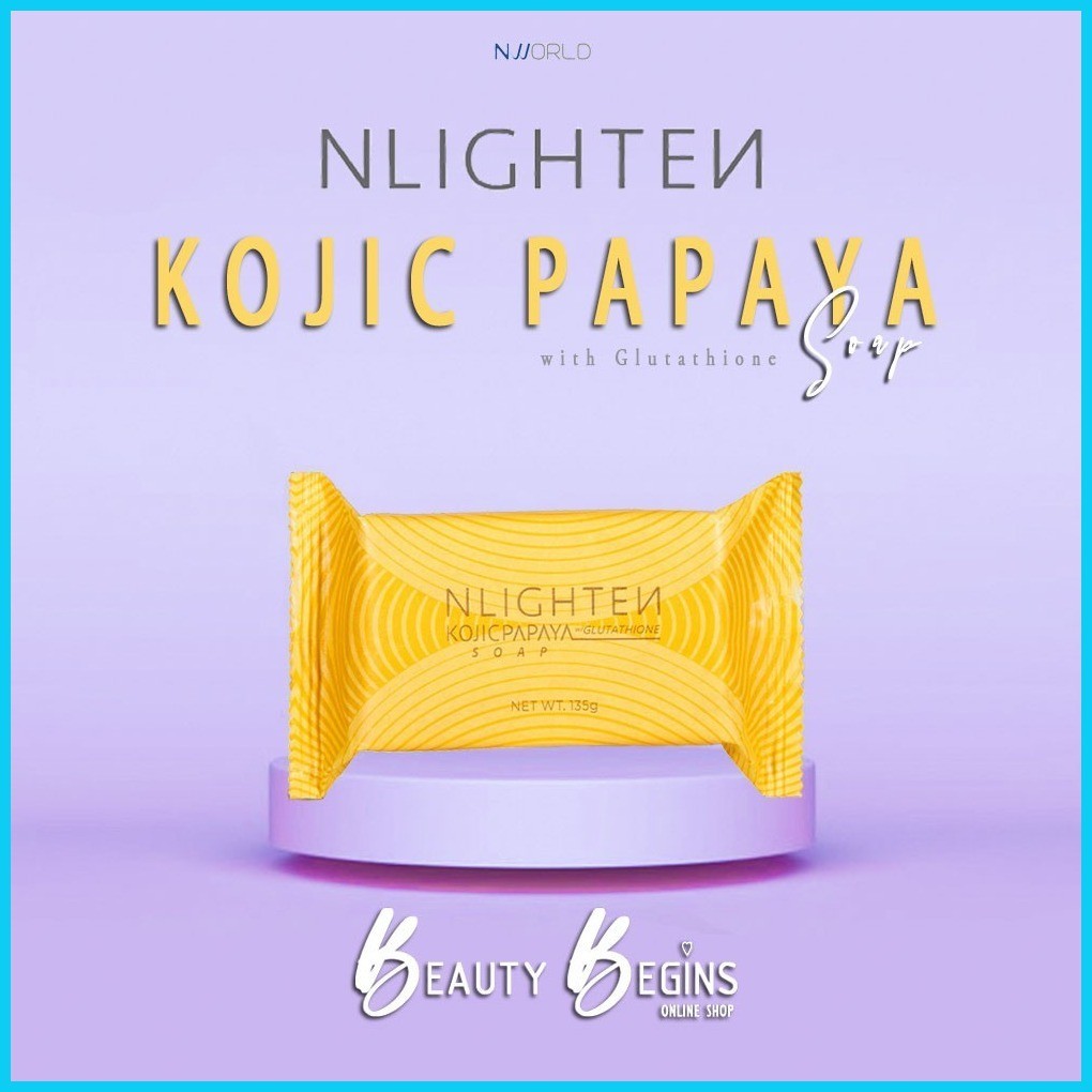 ⊕ Nworld Nlighten Kojic Papaya With Glutathione Soap 