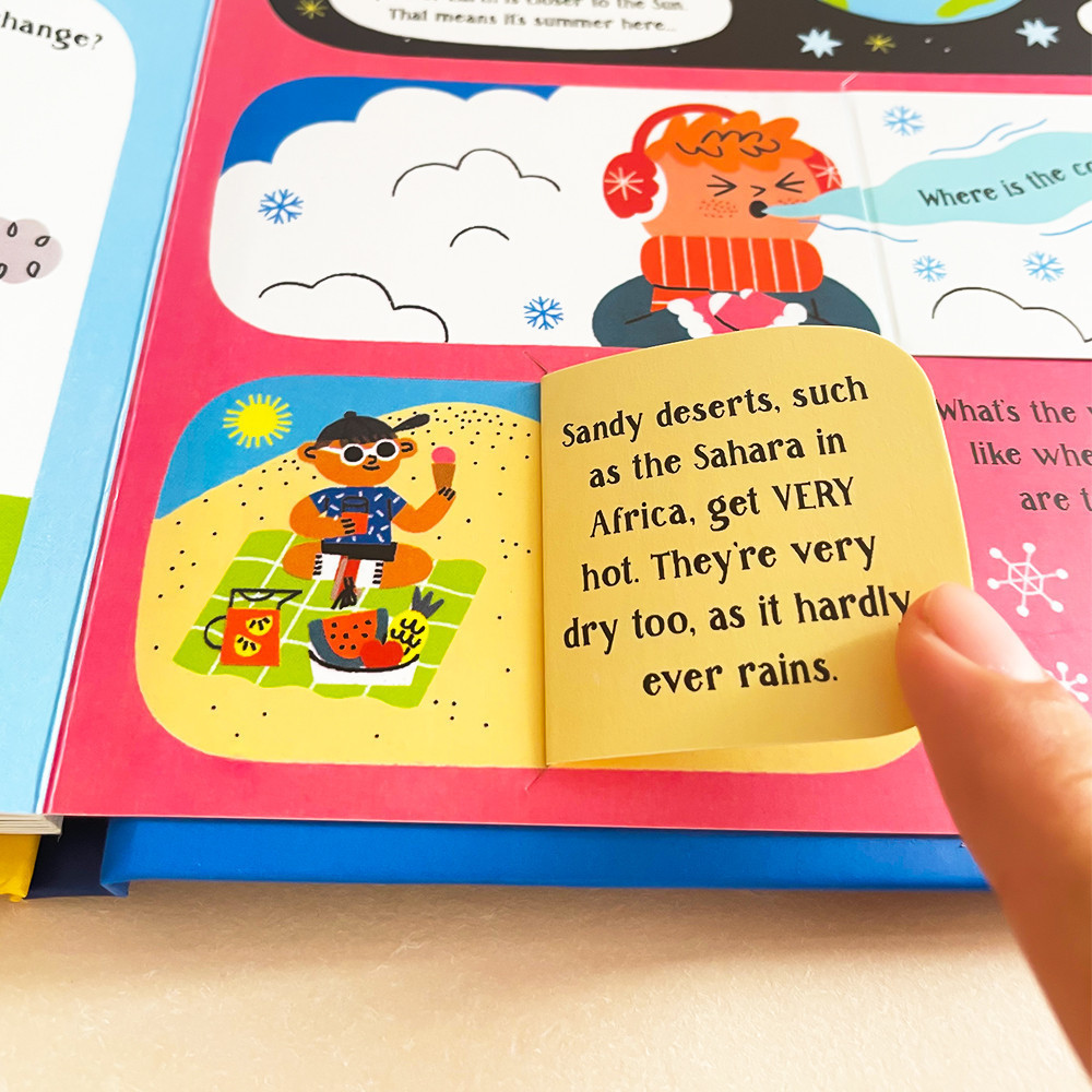 Usborne Step Inside Science Weather English Picture Book for Kids ...