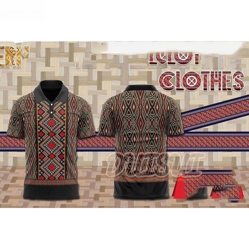 New Philippine Ethnic/ Tribal Modern Barong Polo Shirt ready stock for ...