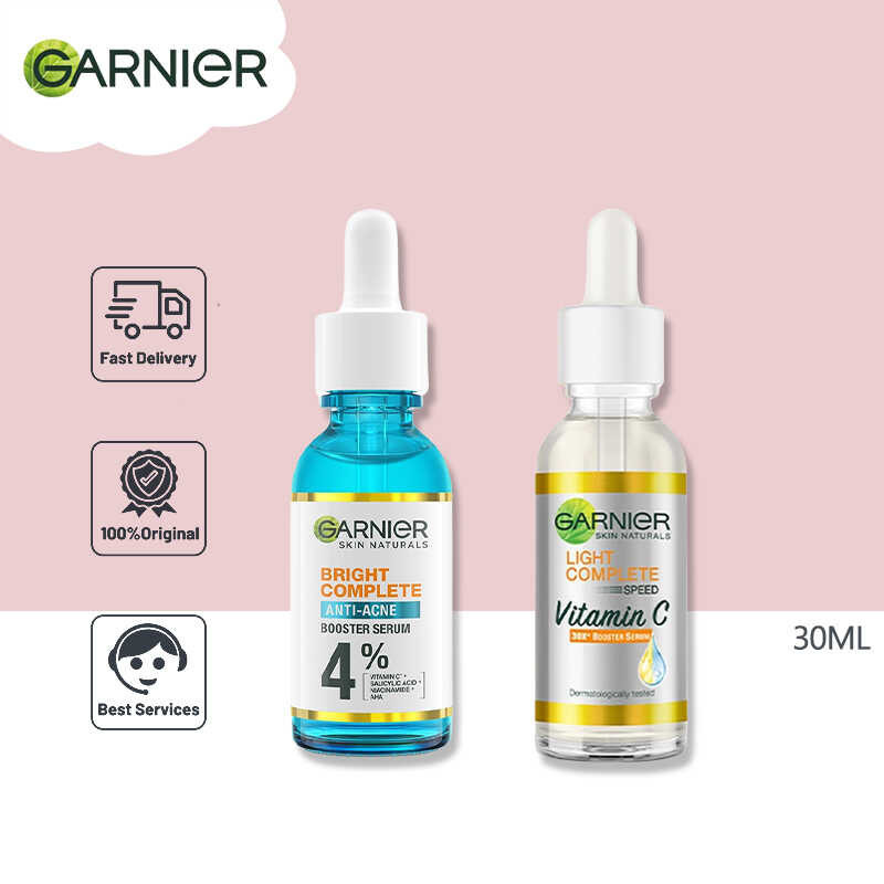 Garnier Bright Anti Acne na may Niacinamide, Salicylic Acid, AHA, Face ...