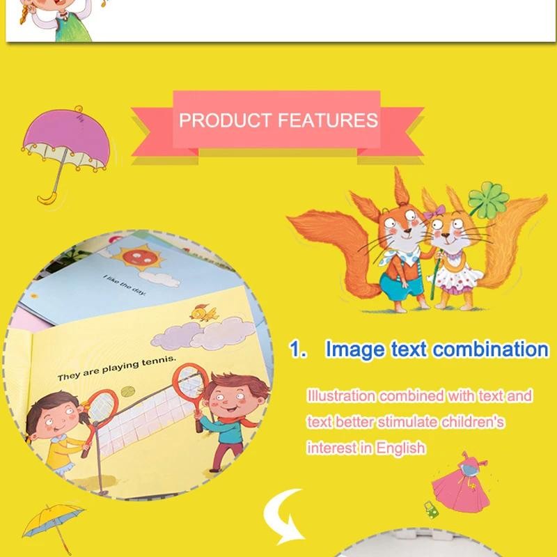 English Books Set Words Learning Picture Book Children Early Childhood ...
