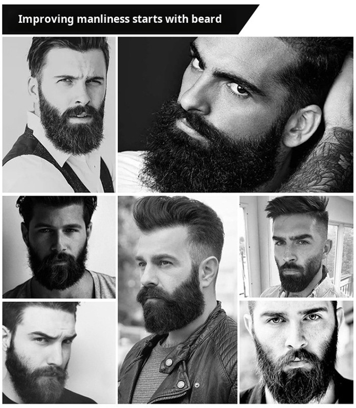 Anti-sweat Beard Filler Pen Quick Color Pen Smudge-proof Trimming Image ...