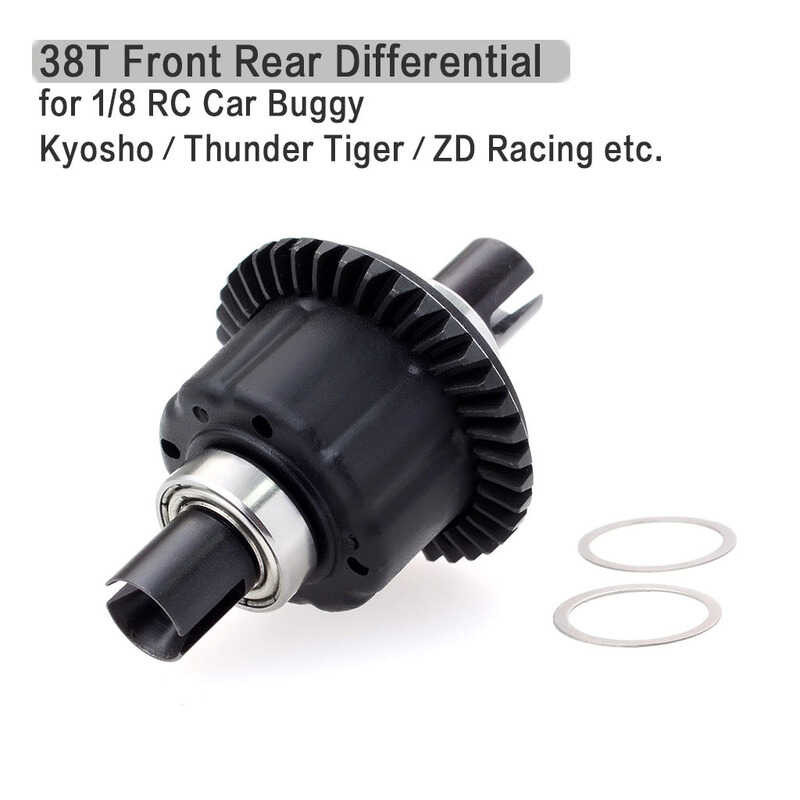 Différentiel RC Pour Voiture Buggy 1/8 Kyosho/Thunder Tiger - Pièce Neuve Métal Noir