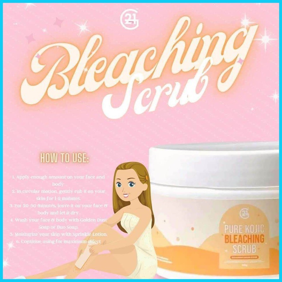 ☃ G21 Pure Kojic ( Bleaching Scrub   Bleaching Soap) 