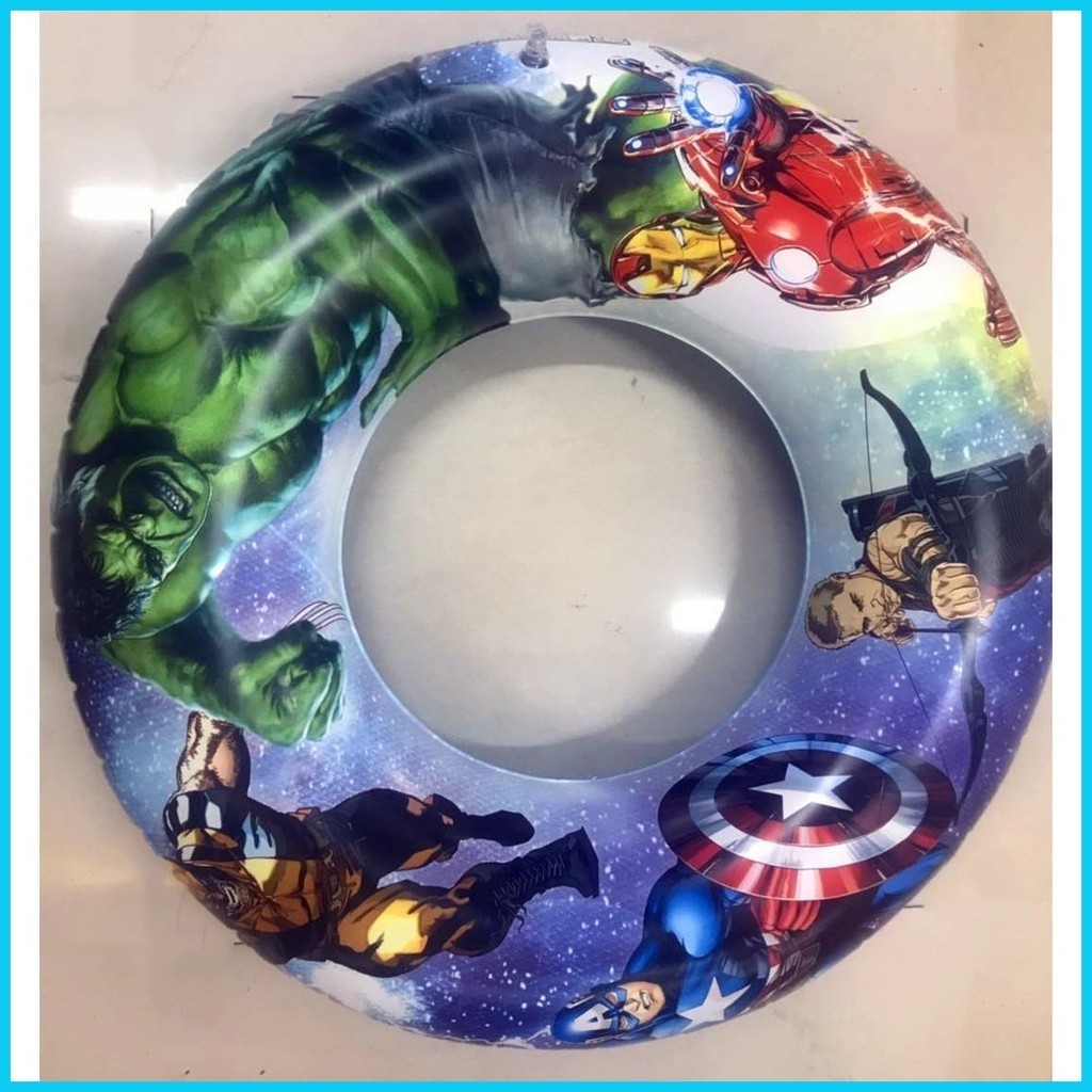 Kiddie Cartoon Single-Layer Inflatable Swimming Ring Life |Salbabida ...