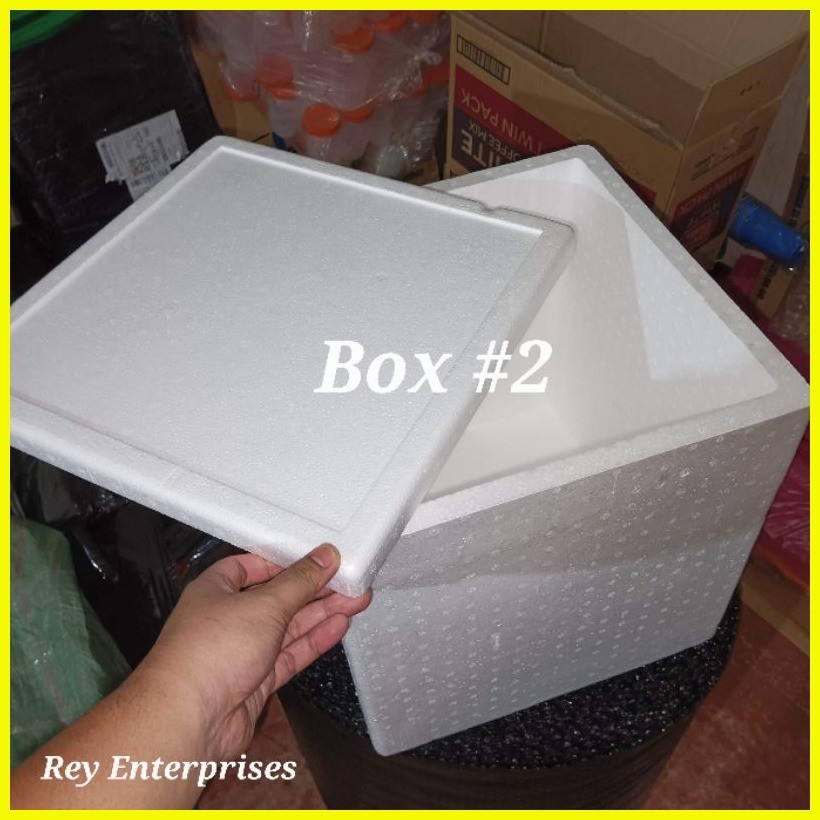 ๑ ⊕ 1 pc (box#2) , Styro box white, styrobox , cooler | Shopee Philippines