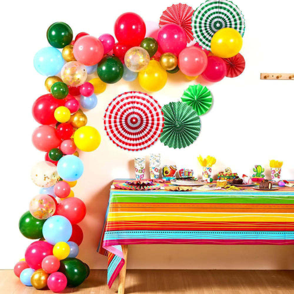 Balloon Arch Decoration Set 1st Birthday Party Needs Colorful Confetti ...
