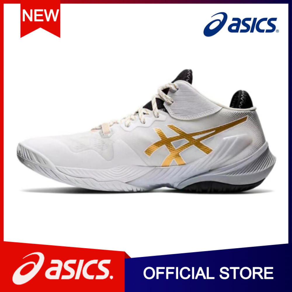 【100 Genuine】Asics White Gold 1051A058100 Unisex Professional