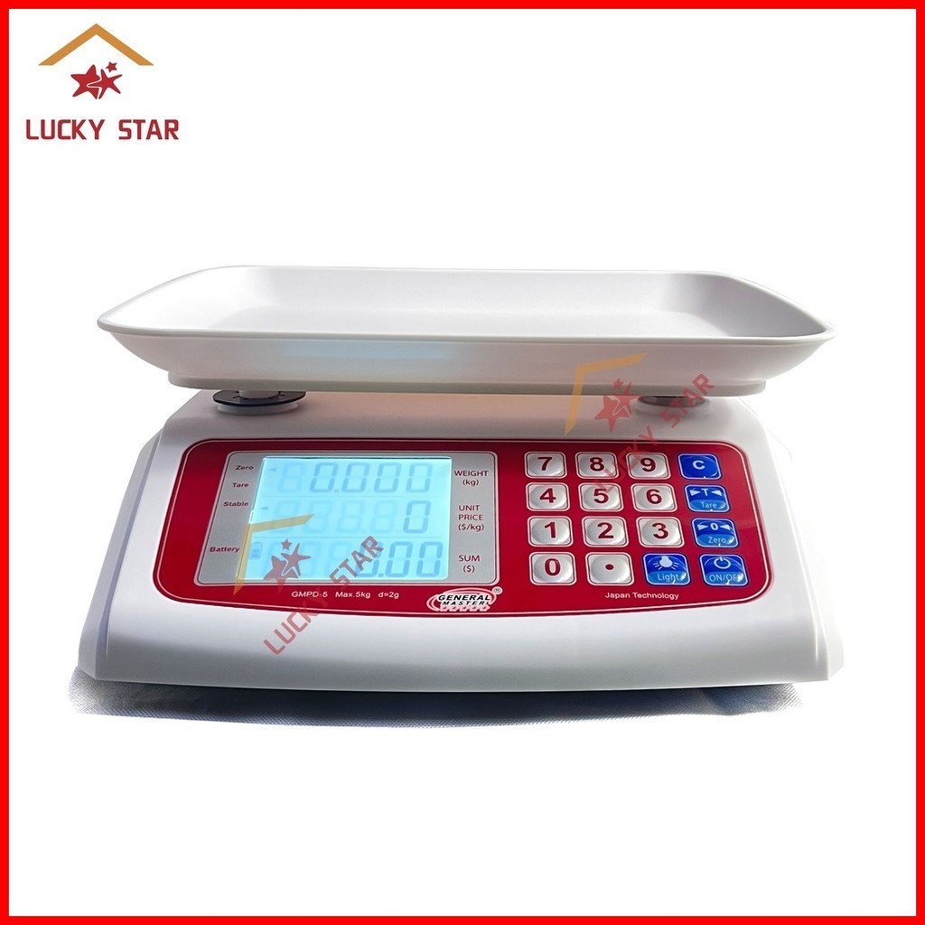 ♀ GMPD-05 5Kg Digital Scale General Master / Kitchen Scale / LUCKY STAR ...