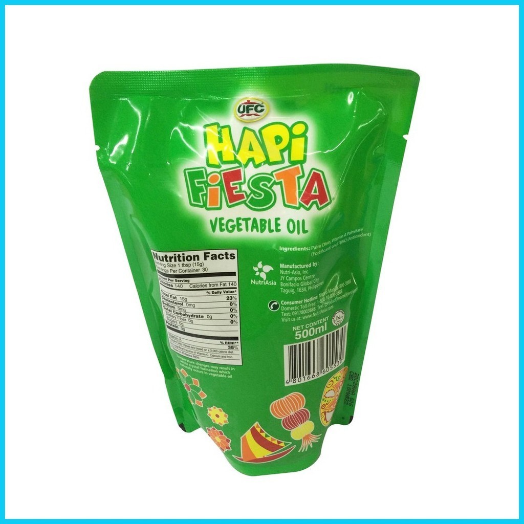 UFC Hapi Fiesta Vegetable Oil (500ml) Shopee Philippines