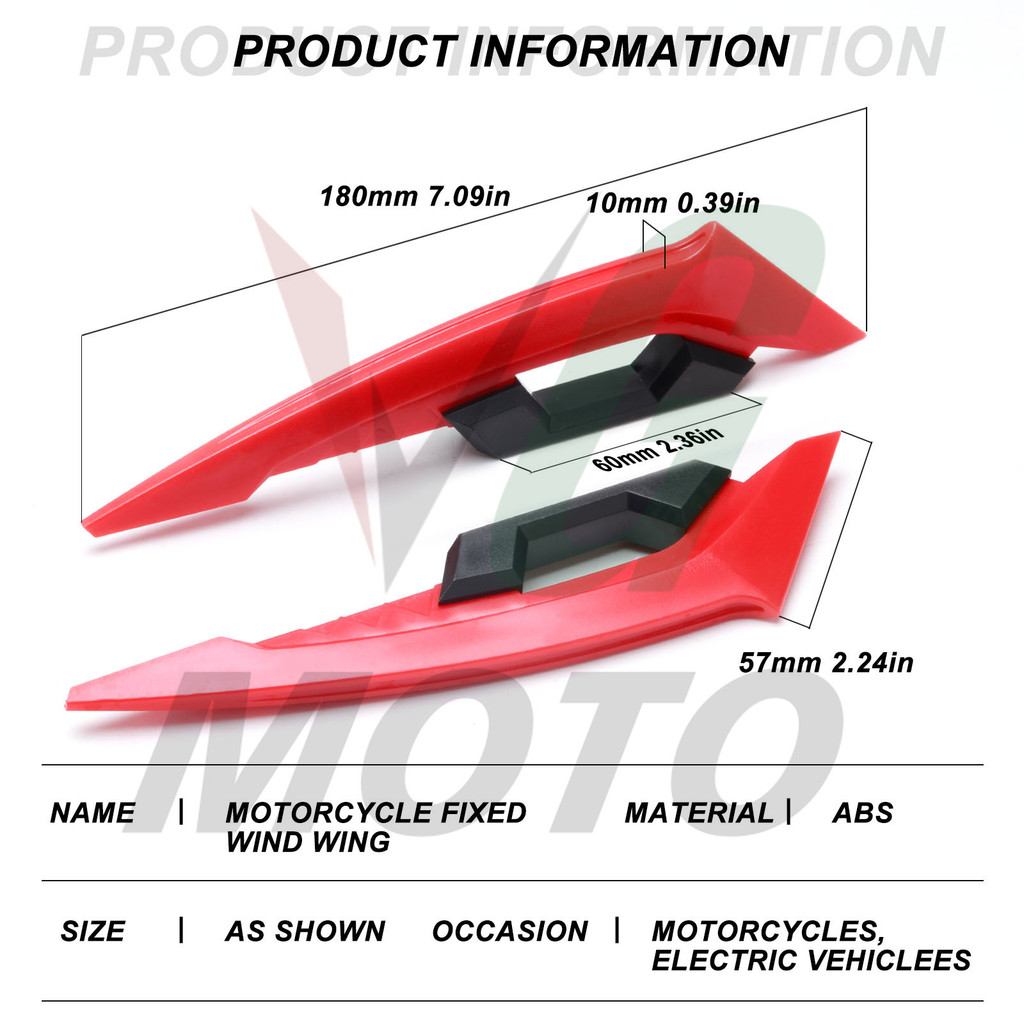 1set for HONDA Click FI 125 150 160 i Winglet Universal Scooter Wings ...
