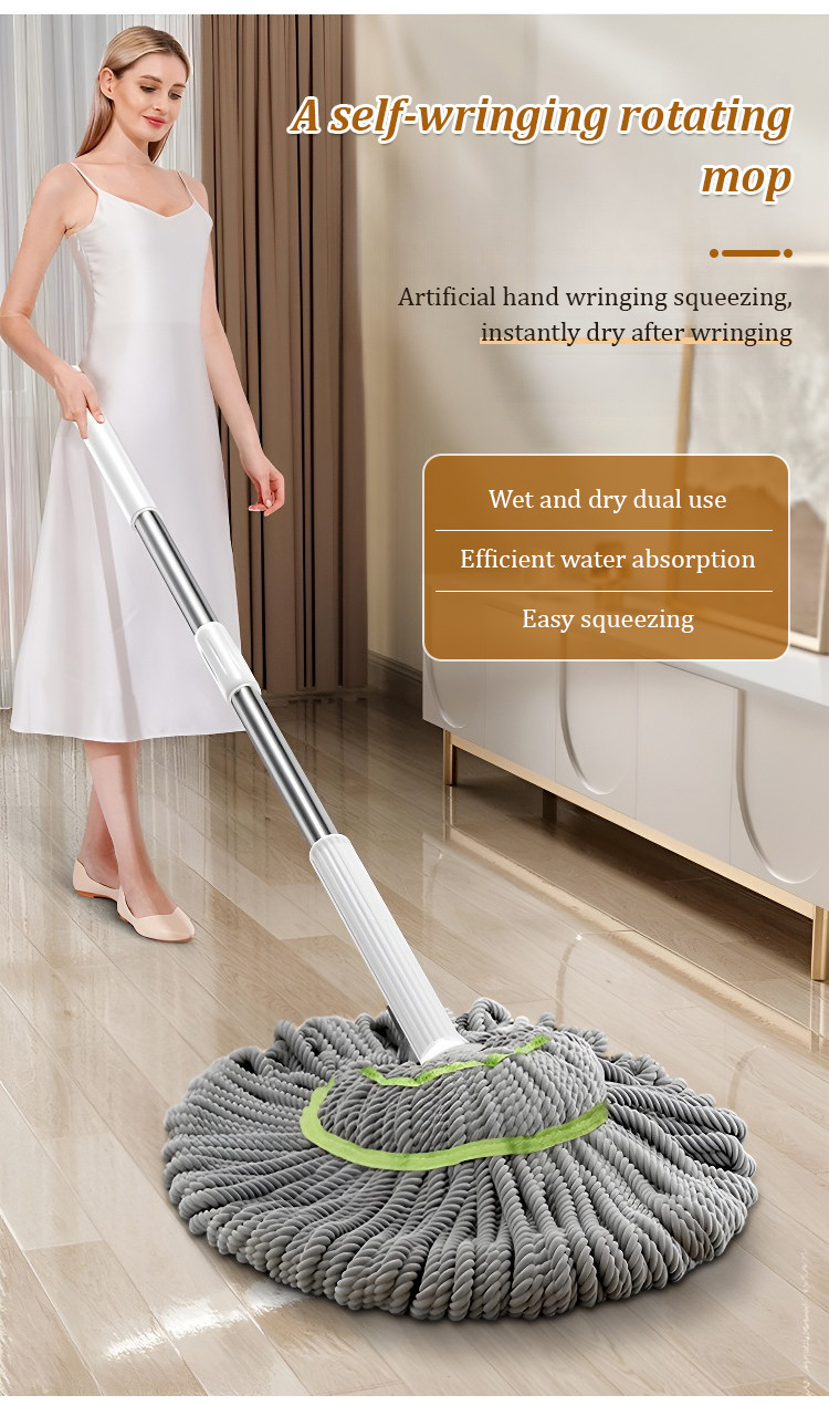 Multifunctional self-wringing mop,Wet and dry use | Shopee Philippines