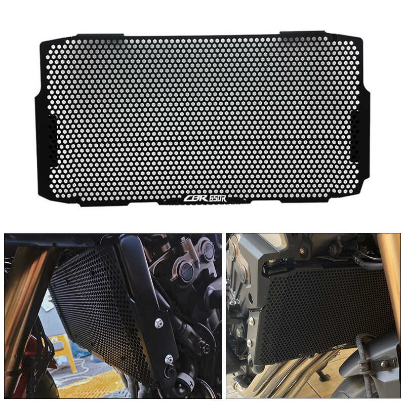 Motorfiets Radiator Guard Protector Grille Cover, Roestvrij staal Radiator Grille Cover Protector voor 660, Motorfiets Radiator Grille Guard Protector Cover, zwart