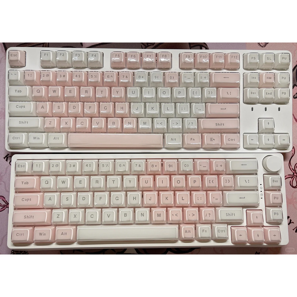 Double-colored Jelly Crystal Translucent Keycap PC Two-color Injection ...