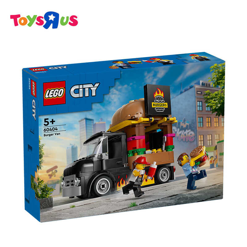 C3 Lungsod Ng Lego® 60404 Burger Truck, Age 5+, Building Blocks, 2023 ...