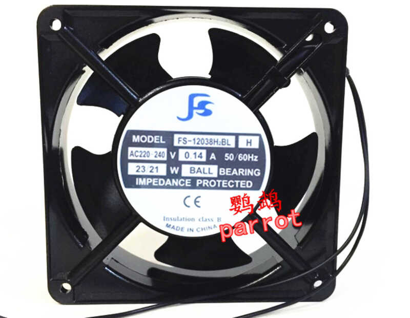 Original Fs-12038H2bl/Sl FS Cooling Fan H 12Cm 220V 0.14A 23/21W ...